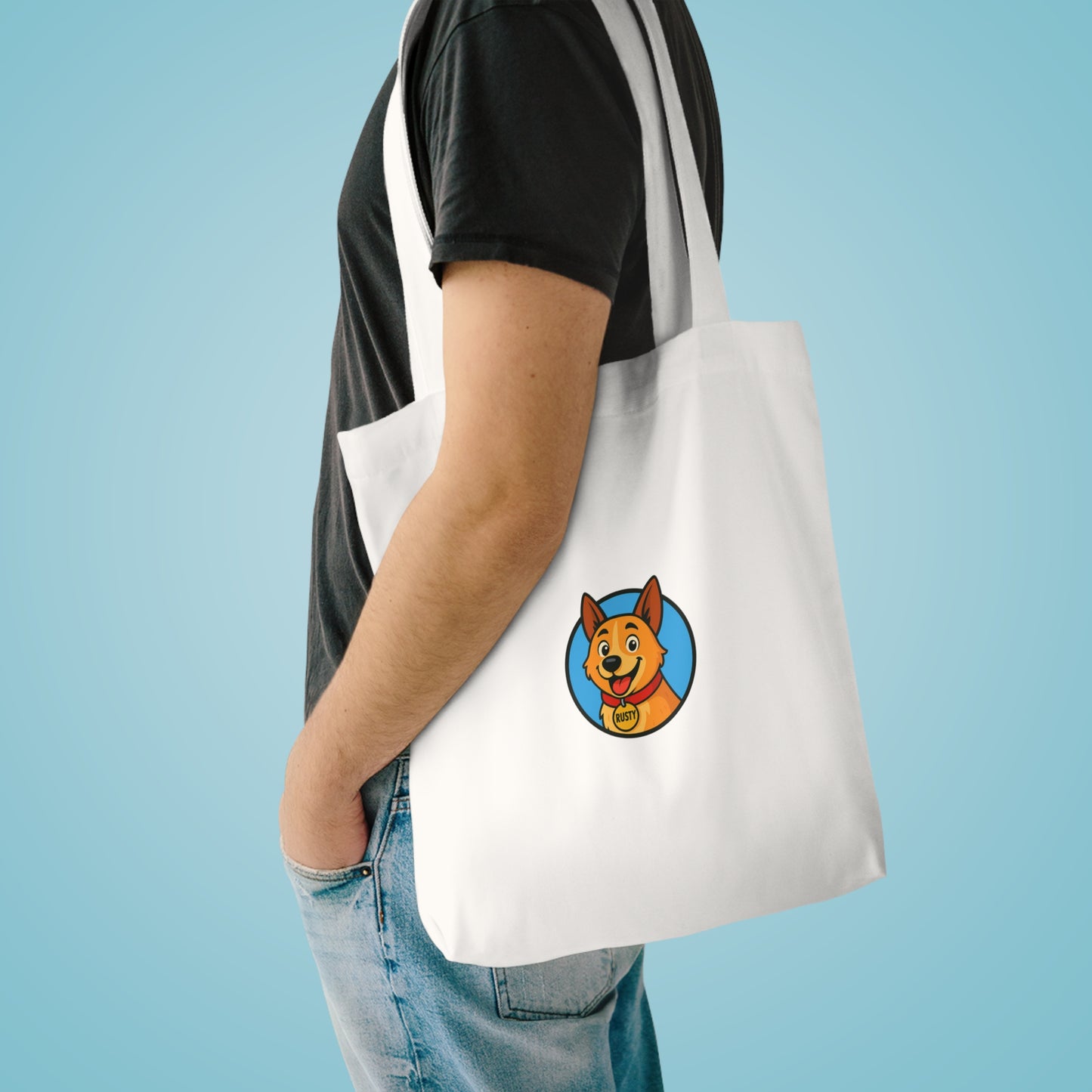 Rescue Dog Tote Bag - Rusty the Rescue