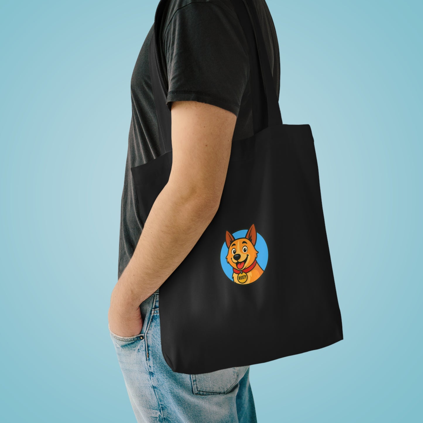 Rescue Dog Tote Bag - Rusty the Rescue